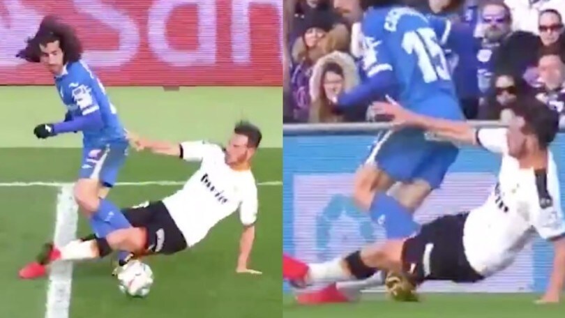 Florenzi, entrataccia y rojo directo: Valencia colapsa 3-0 en Getafe