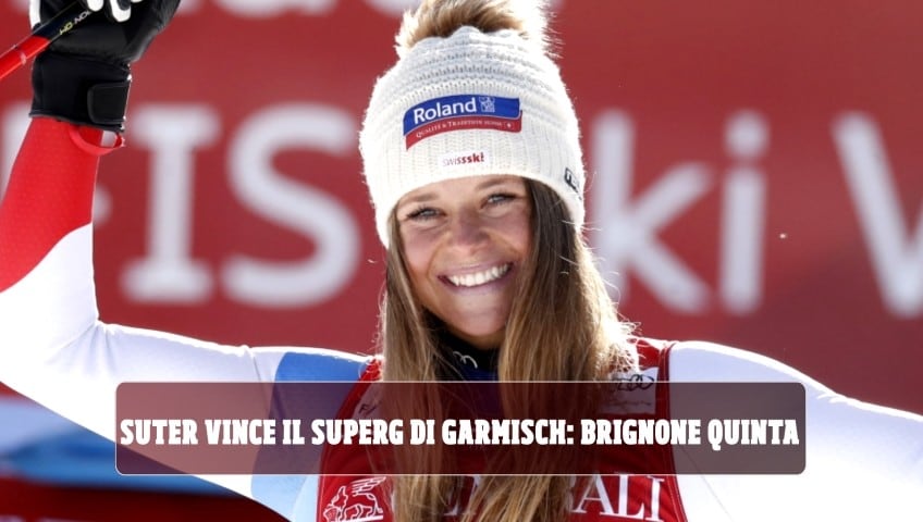 Suter vince superG di Garmisch: Brignone quinta