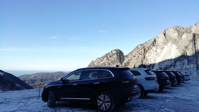 Nuovo Renault Koleos: drive test estremo a Carrara