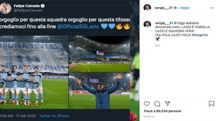 Lazio-Inter 2-1: da Milinkovic ad Acerbi, super festa sui social