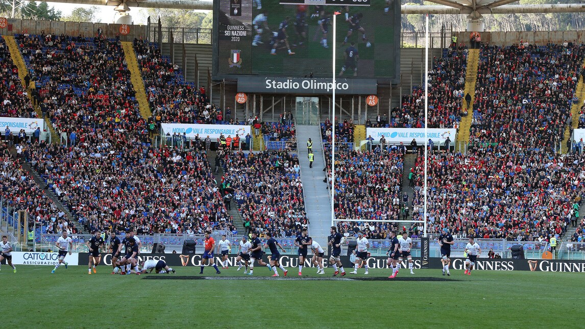 <p>Allo Stadio Olimpico gli scozzesi si sono imposti con un 17-0 sulla nazionale azzurra: le immagini della sfida</p>