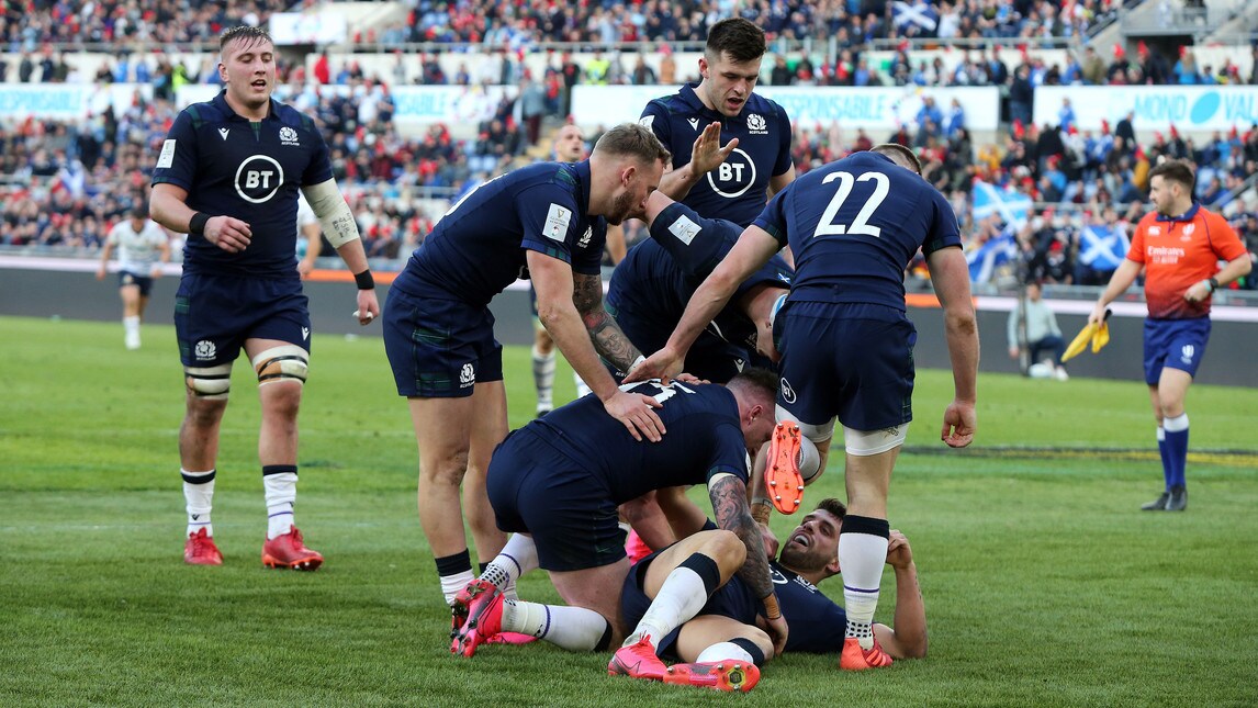 <p>Allo Stadio Olimpico gli scozzesi si sono imposti con un 17-0 sulla nazionale azzurra: le immagini della sfida</p>