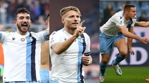 Marusic, Immobile e Cataldi: le gioie della Lazio a Genova