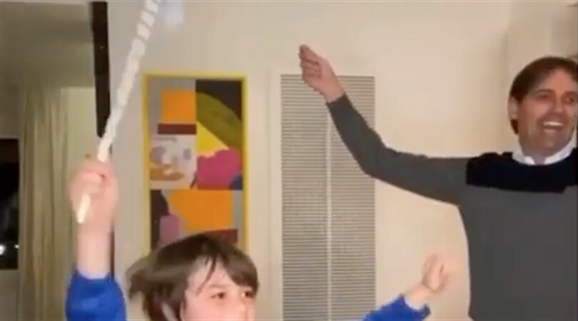 Lazio, Inzaghi ancora papà: esulta come dopo un gol