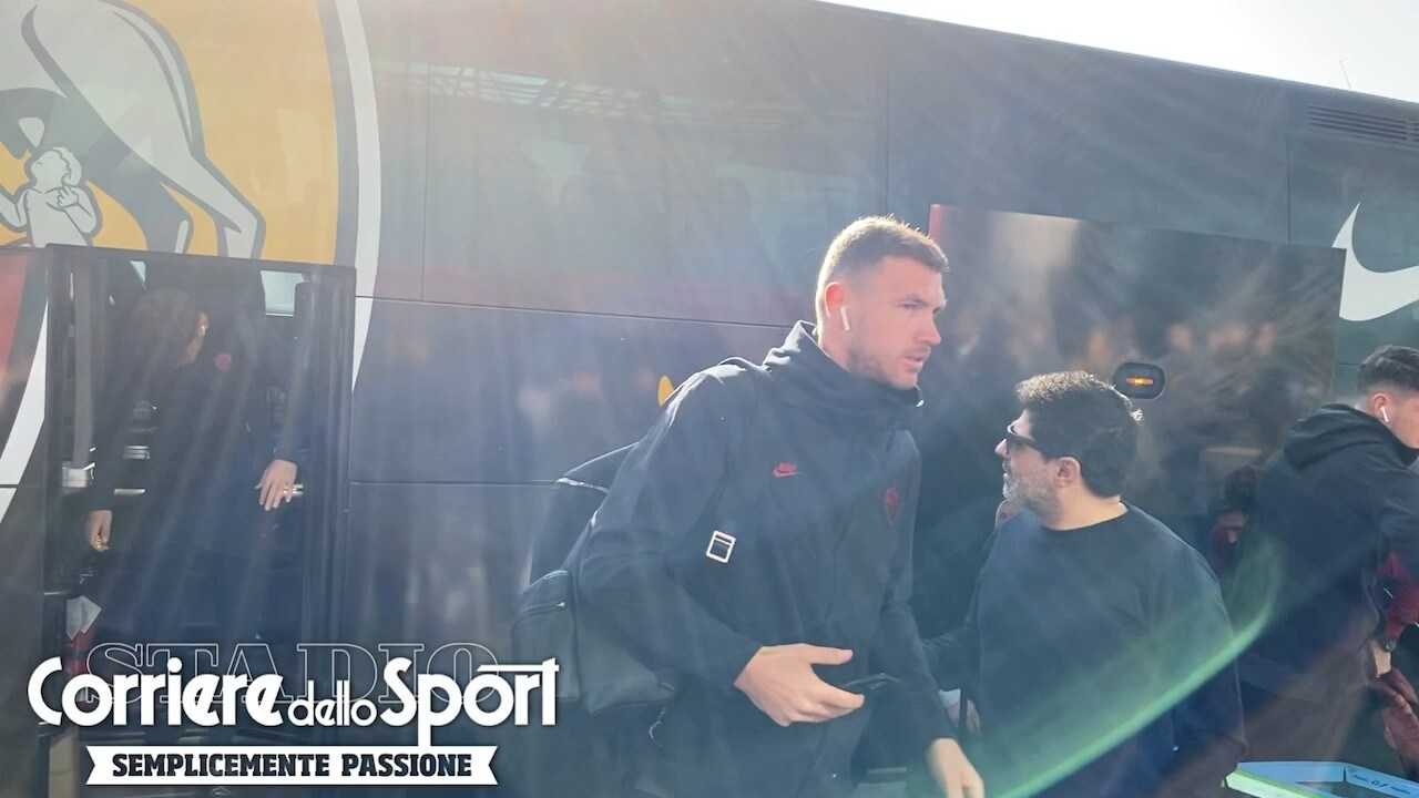 La Roma è partita per Gand: domani la sfida di Europa League