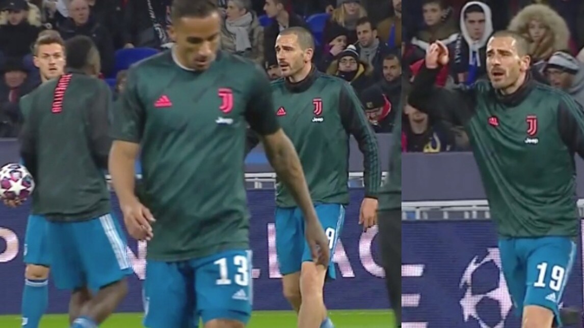 Bonucci-Matuidi, la fotosequenza della lite prima di Lione-Juve