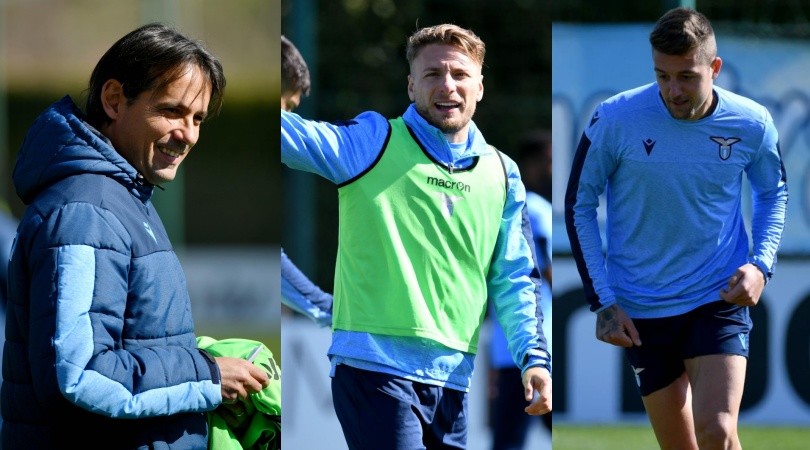 La Lazio con i big, Inzaghi sorride: Immobile ok e Milinkovic torna in gruppo