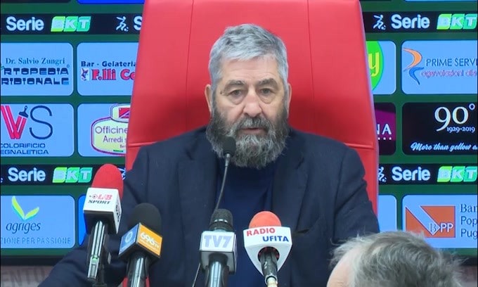 Furia Angelozzi: "L'arbitro ha condizionato la partita"