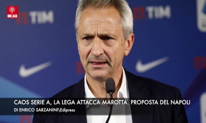 Caos Serie A, la Lega contro Marotta. Proposta del Napoli