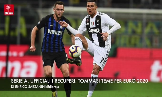 Serie A, ufficiali i recuperi. Tommasi: “Considerare il rinvio di Euro 2020”