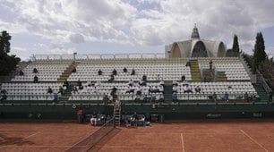 Coronavirus, spalti vuoti per Italia-Corea del Sud di Coppa Davis