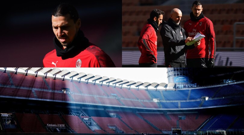 Milan, rifinitura a porte chiuse. Pioli studia il silenzio di San Siro
