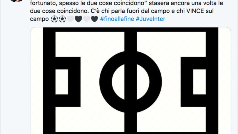 Juve-Inter, l'attacco di Lapo: "C'è chi parla e chi vince"