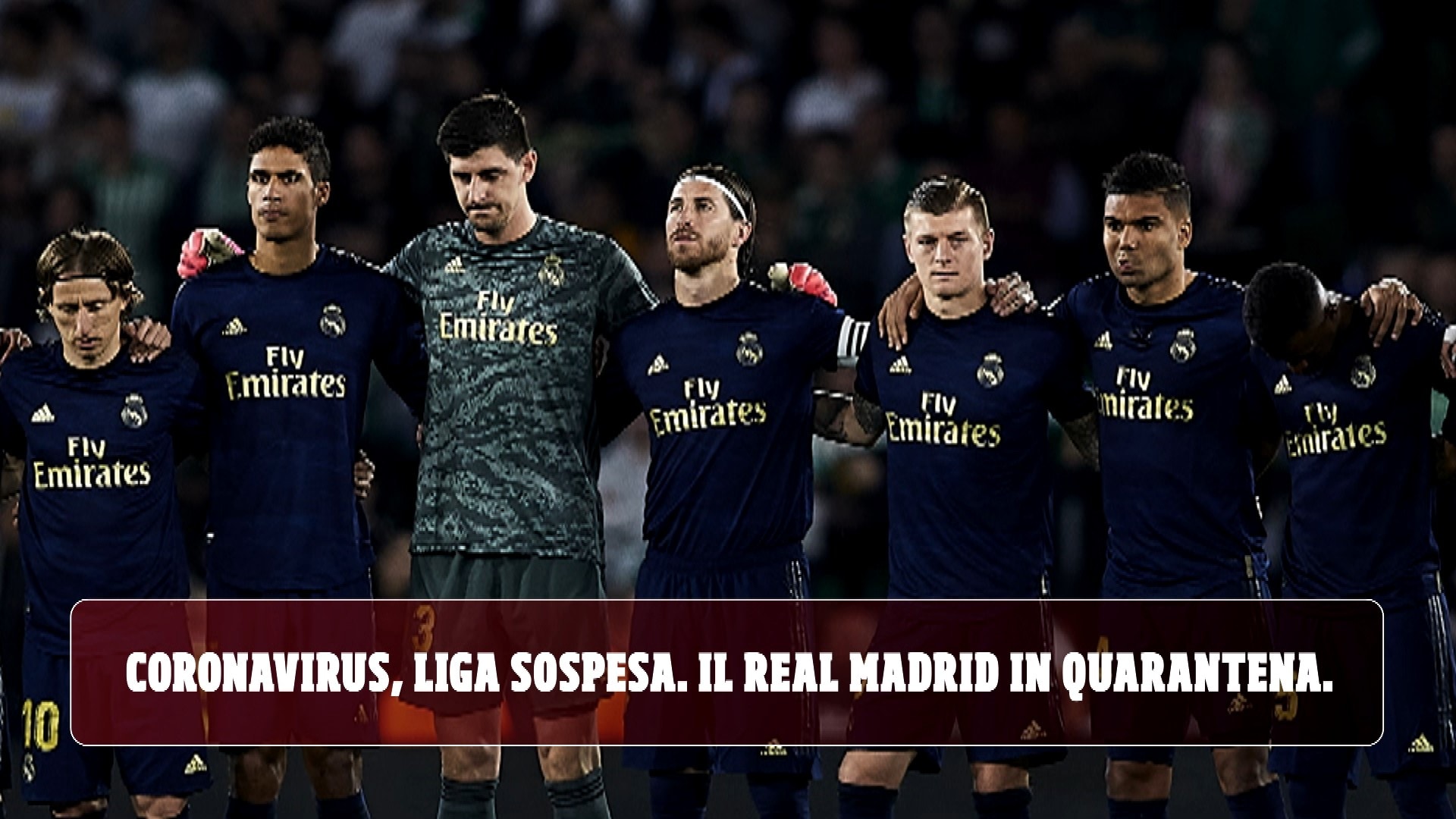 Coronavirus, Liga sospesa. Il Real Madrid in quarantena!