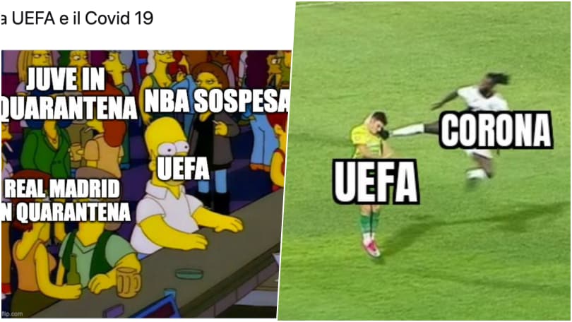 Emergenza Coronavirus, la Uefa non ferma il calcio: social scatenati
