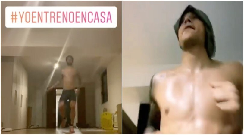 Lazio, Luis Alberto e Correa si allenano in casa