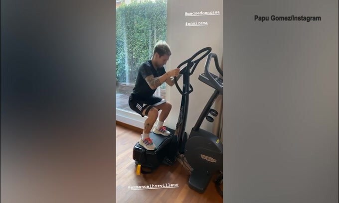 Atalanta, ecco Gomez: allenamento intenso a casa