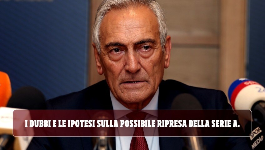 Gravina: "Ripresa il 3 maggio? È solo un'ipotesi". E poi attacca la Lega