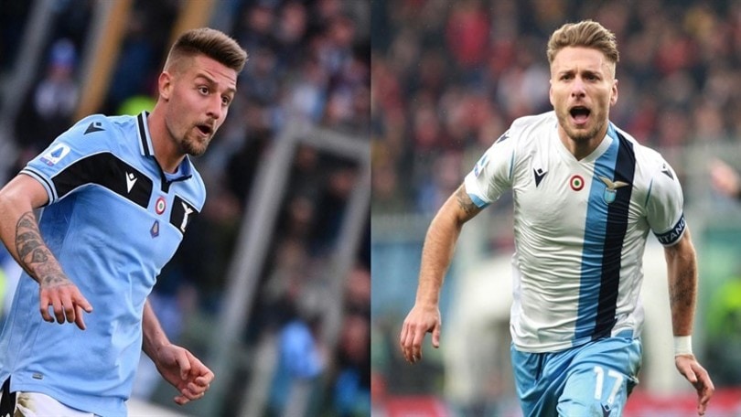 Lazio, Immobile e Milinkovic sono gli intoccabili
