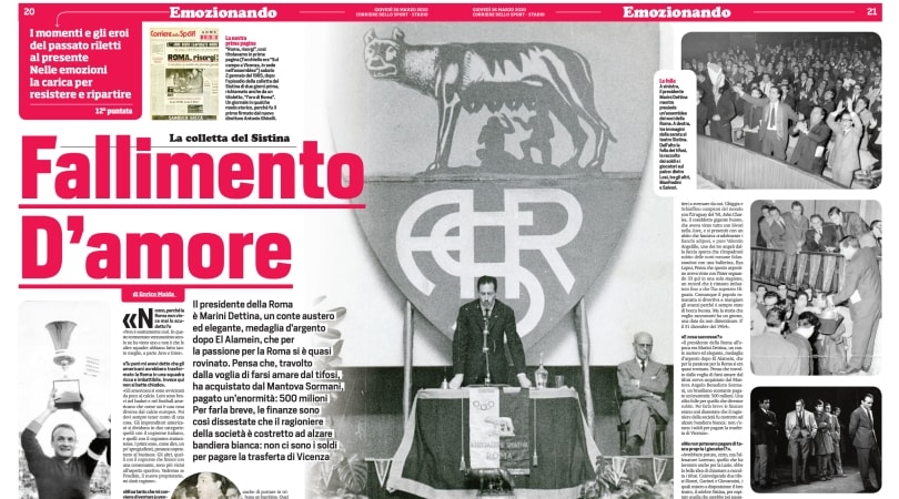 La colletta del Sistina. Fallimento d'amore