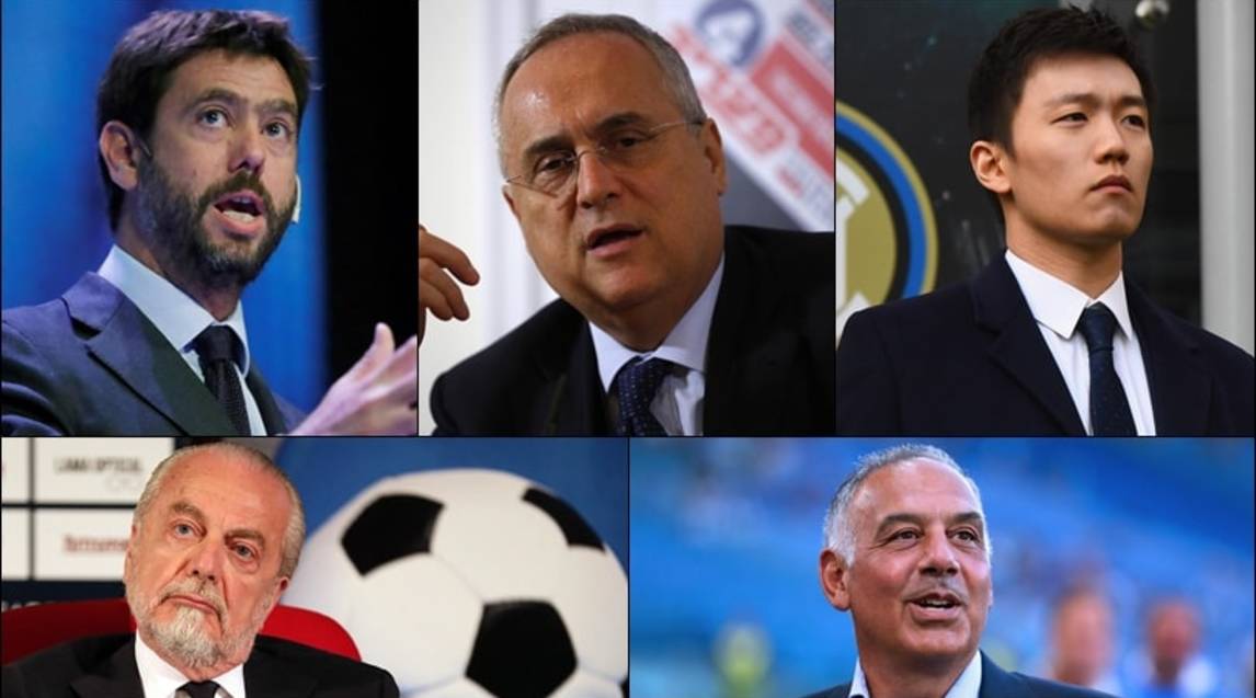 Serie A, solo pochi club non vogliono giocare: tutte le posizioni