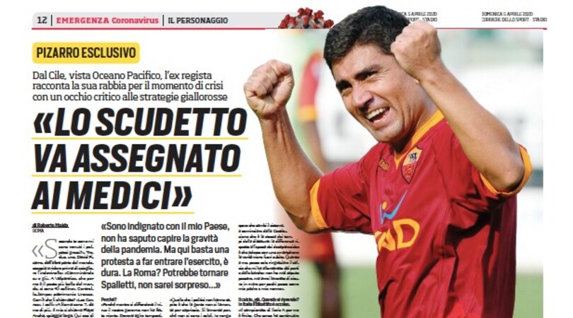 Roma, Pizarro esclusivo: Spalletti può tornare