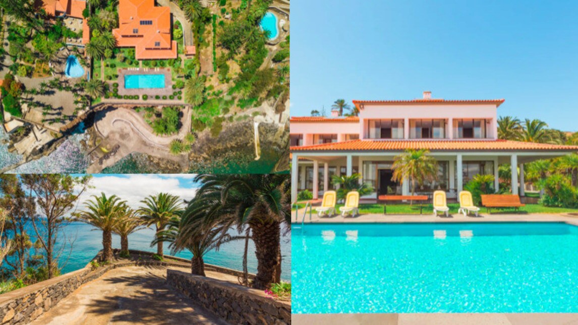 "La lussuosa villa di Cristiano Ronaldo per la quarantena in Portogallo"