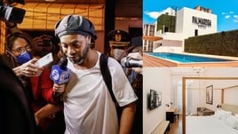 Ronaldinho tra smart tv, palestra e piscina: ecco la sua "prigione d'oro"