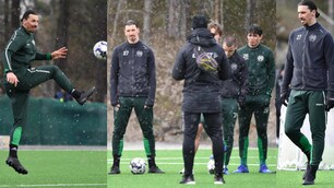 Milan, Ibrahimovic ancora in campo: altro allenamento con l'Hammarby
