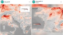 Coronavirus, lo smog in Europa prima e dopo