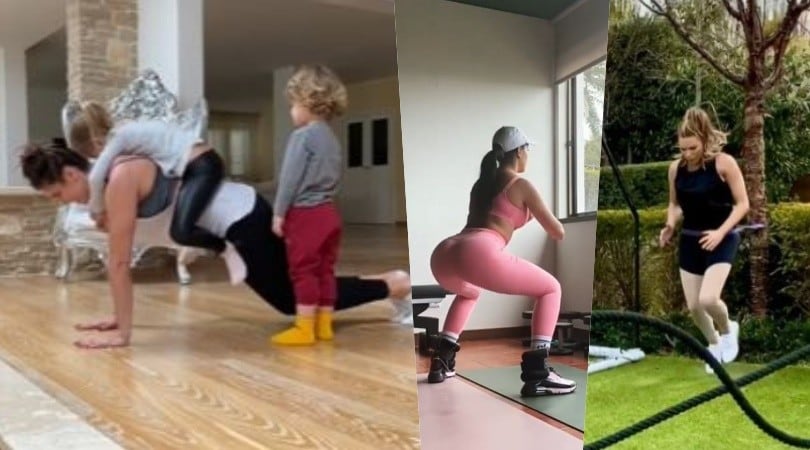Da "Lady Dzeko" a Georgina, gli allenamenti delle Wags