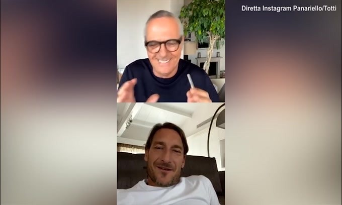 Totti: "Quarantena con Spalletti? Riapro subito gli occhi!"