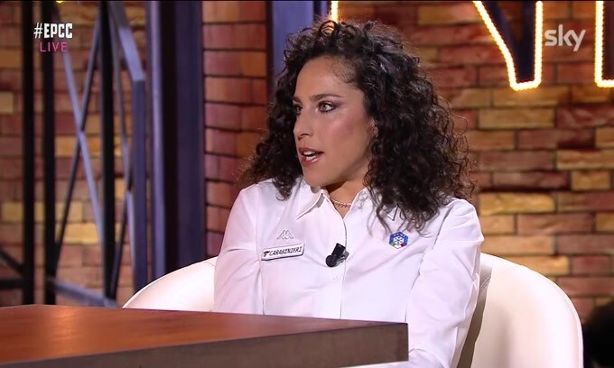 Federica Brignone balla l'hip hop con Cattelan