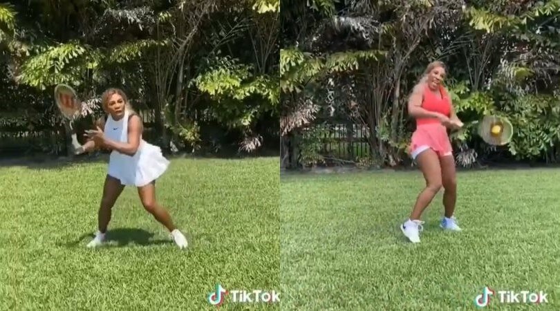 Serena Williams, scambio mozzafiato con... Serena Williams