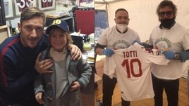 Totti con Moriero e Miccoli per aiutare Lecce