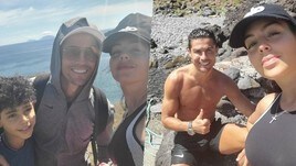 Ronaldo e Georgina, trekking sulle rocce vulcaniche di Madeira
