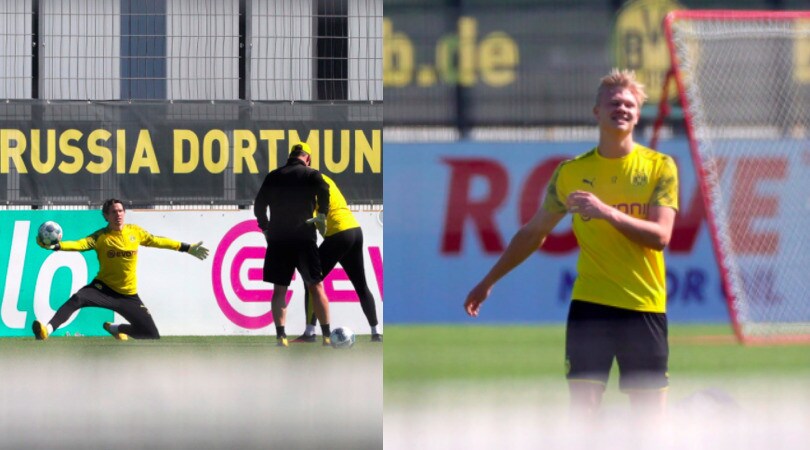 Il Borussia Dortmund riprende gli allenamenti: c'è anche Haaland