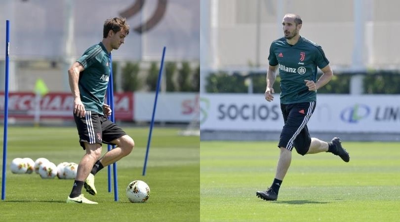 Juve, per Rugani il Coronavirus è solo un ricordo: si allena con Chiellini