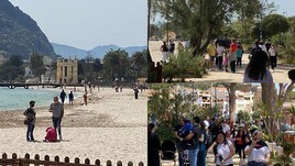 Coronavirus, Mondello: meno persone al mare, non nei viali
