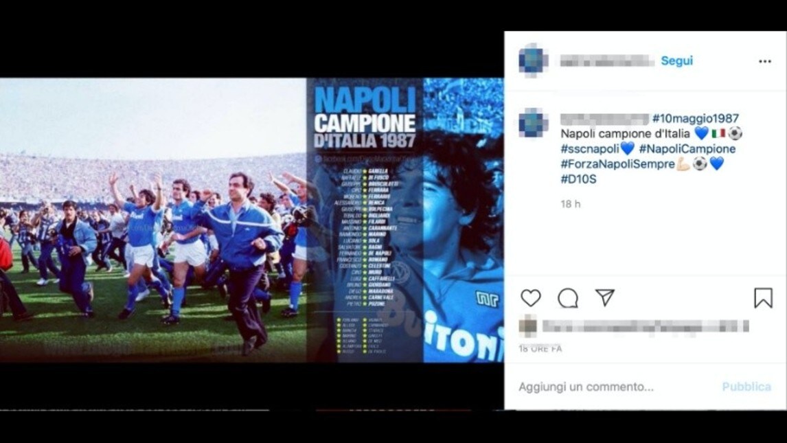 IL MATTINO 11 MAGGIO 1987 NAPOLI MARADONA VINCE