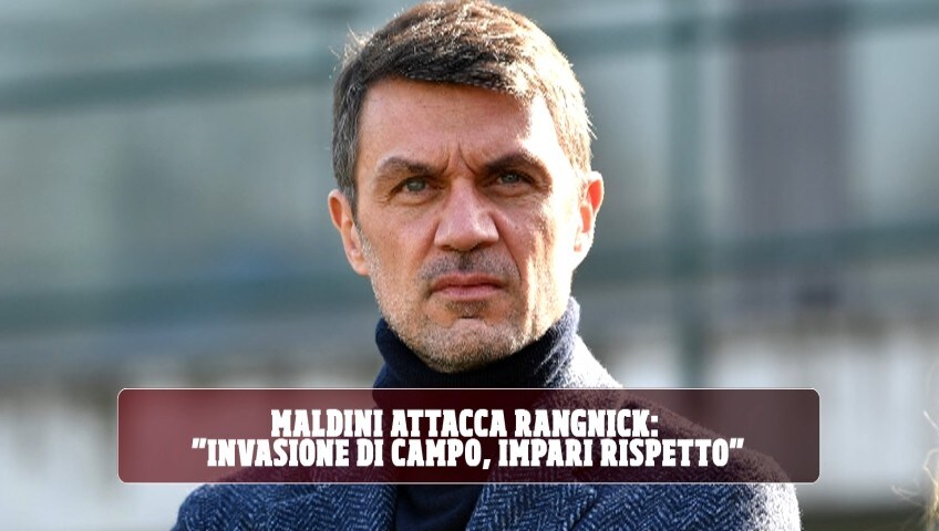 Milan, Maldini attacca Rangnick: "Invasione di campo, impari rispetto"