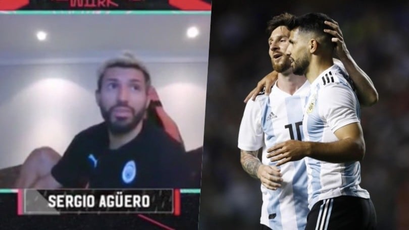 Aguero gioca a Fifa 2020, Messi irrompe in diretta. La scenetta è esilarante
