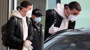 Ibrahimovic torna dal Milan: l'arrivo a Malpensa