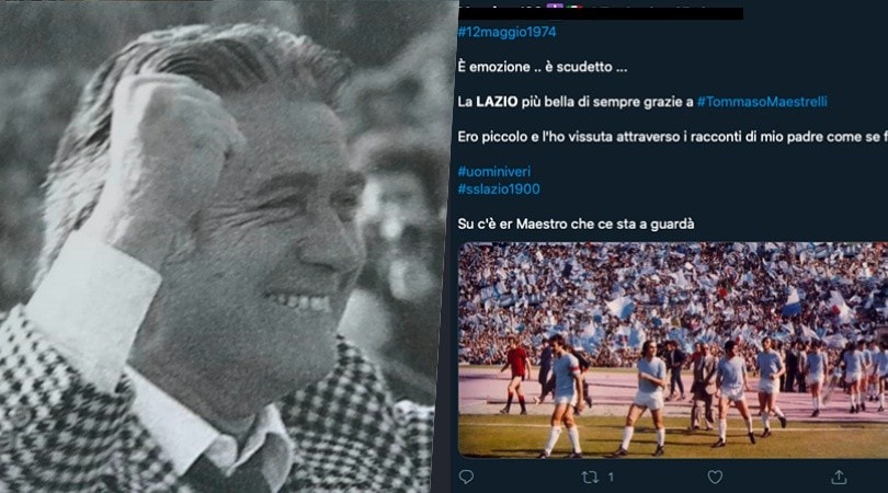 Lazio, 46 anni fa il primo scudetto: il ricordo sui social