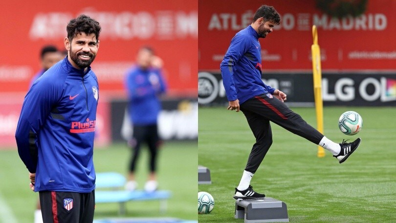 Atletico Madrid, Diego Costa riprende confidenza con il pallone