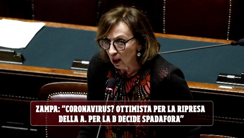 Zampa: "Coronavirus? Ottimista per la ripresa della A. Per la B decide Spadafora"