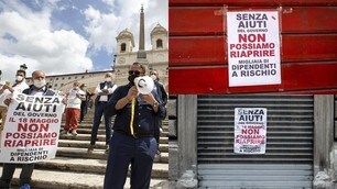 Coronavirus, a Roma il grido d'allarme dei commercianti