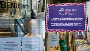 Coronavirus, a Torino negozi pronti per la riapertura: "Bentornati"