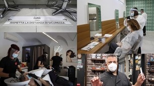 Coronavirus, la "strana" prima volta di barbieri e parrucchieri