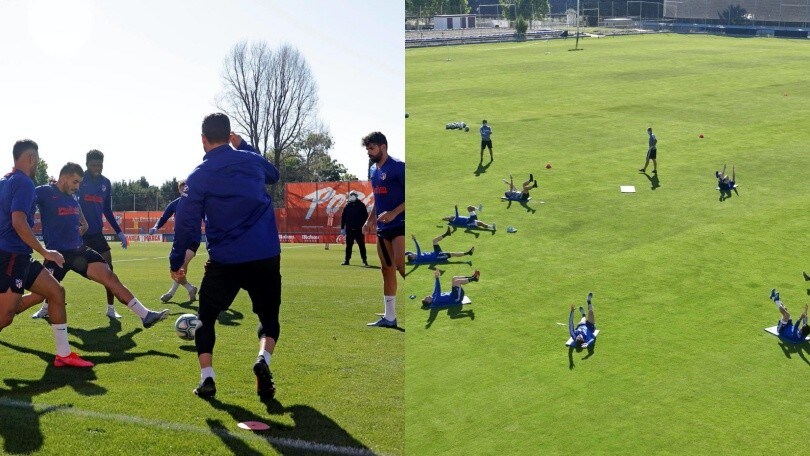 In Spagna tornano gli allenamenti collettivi: Atletico Madrid tra torello ed esercizi fisici